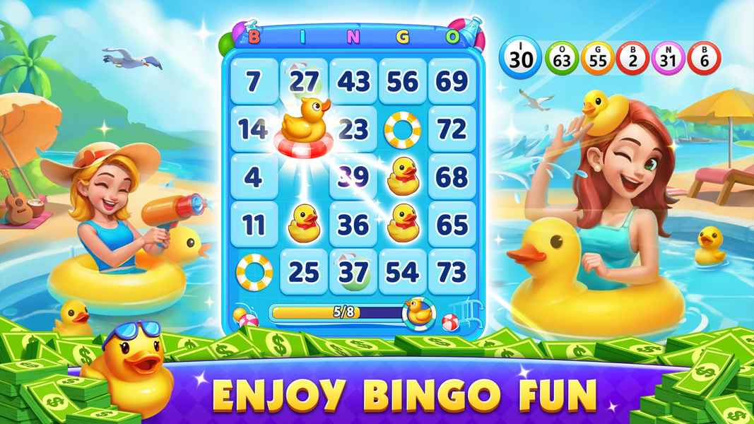 Bingo Vacation - Bingo Games - Gameplay image of android game