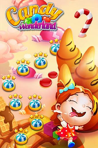 Candy Wonderland Match 3 Games - Gameplay image of android game