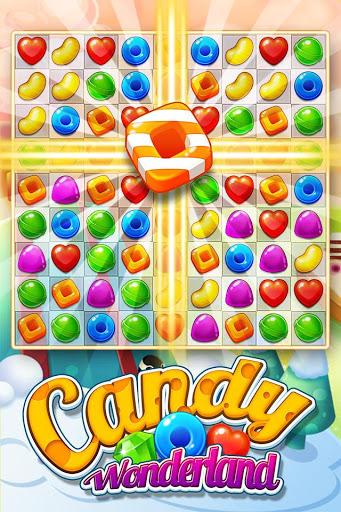 Candy Wonderland Match 3 Games - Gameplay image of android game