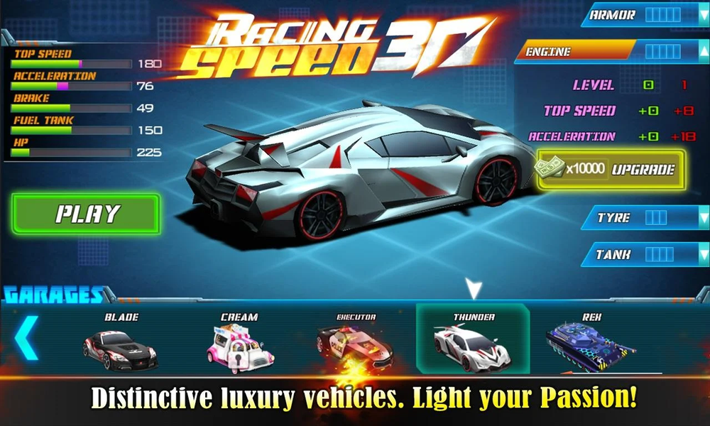 Racing Speed: No Limit Rider - عکس برنامه موبایلی اندروید