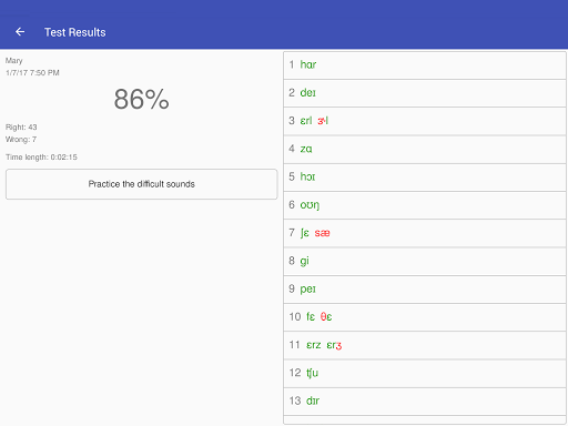American English Pronunciation - Image screenshot of android app