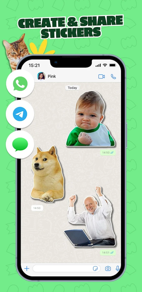 Whatsticker - Sticker Maker - Image screenshot of android app