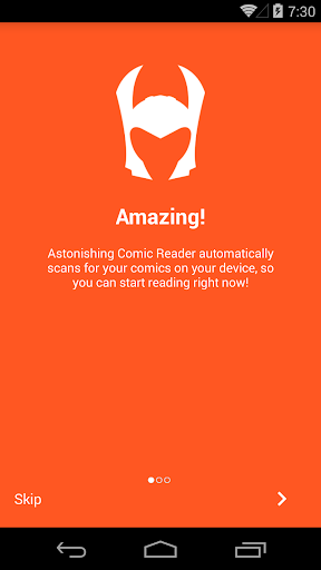 Astonishing Comic Reader - Image screenshot of android app