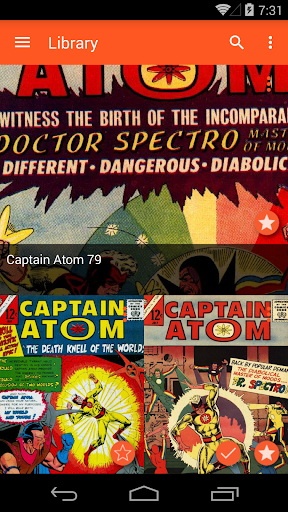 Astonishing Comic Reader - Image screenshot of android app