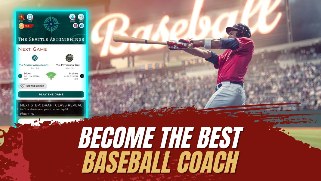 Astonishing Baseball Manager - عکس برنامه موبایلی اندروید