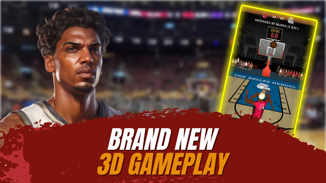 Basketball Career 24 - Gameplay image of android game