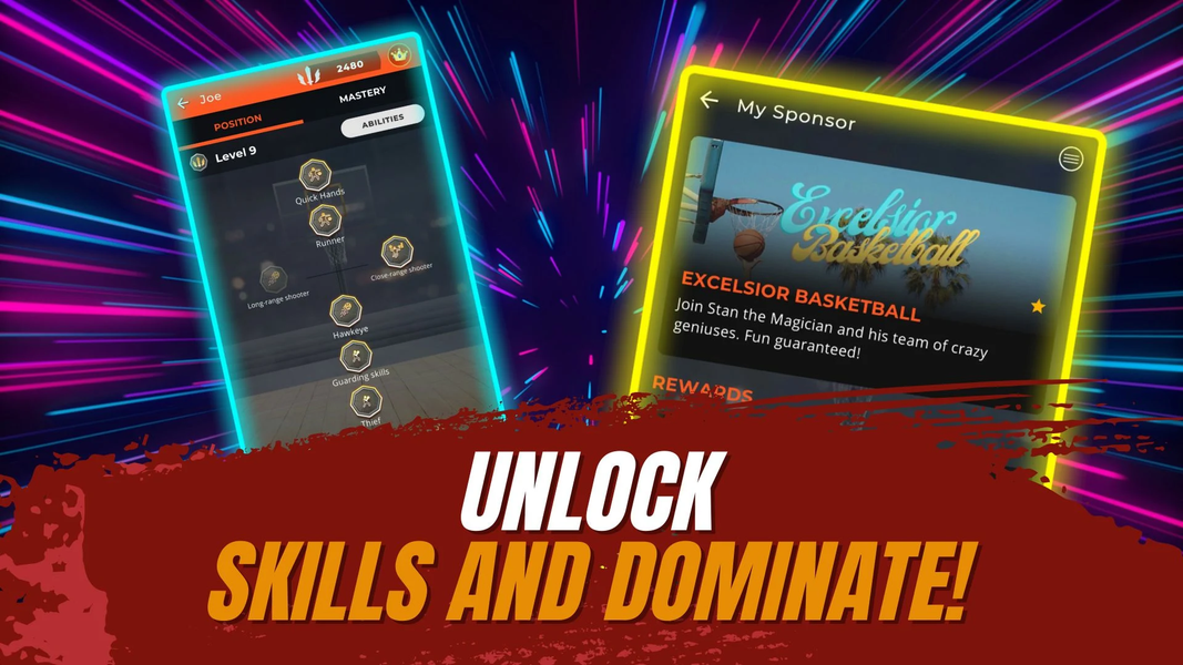 Astonishing Bball Career 23 - Image screenshot of android app