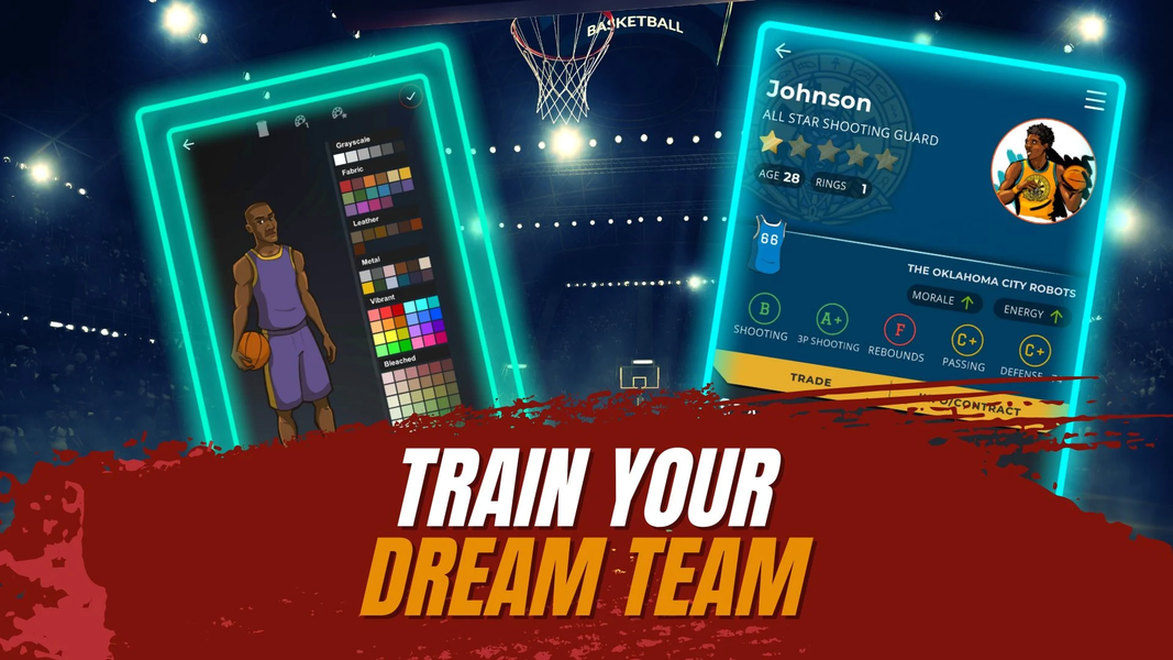 Astonishing Basketball Manager - Image screenshot of android app