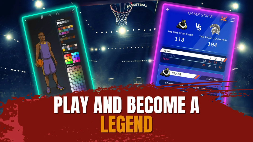 Astonishing Basketball Manager - Image screenshot of android app