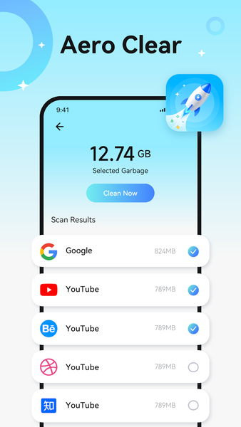Aero Clear - Phone Cleaner - عکس برنامه موبایلی اندروید