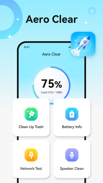 Aero Clear - Phone Cleaner - Image screenshot of android app