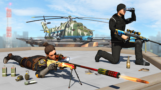 Sniper Shooter 3D FPS Shooting - Gameplay image of android game