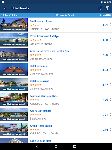 Aerobilet - Flights, Hotels, B - عکس برنامه موبایلی اندروید