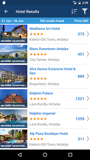 Aerobilet - Flights, Hotels, B - عکس برنامه موبایلی اندروید
