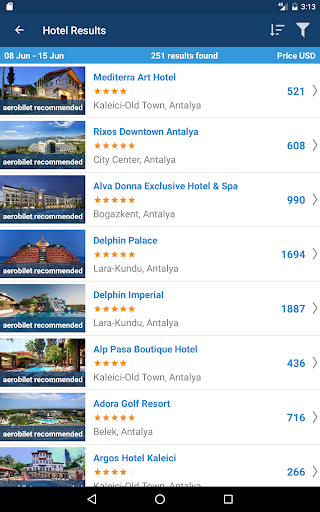 Aerobilet - Flights, Hotels, B - عکس برنامه موبایلی اندروید