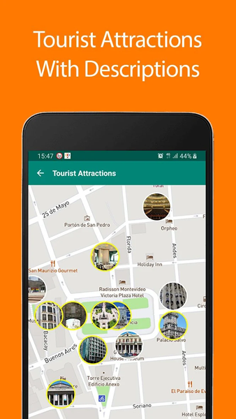 Montevideo Offline Map and Tra - عکس برنامه موبایلی اندروید