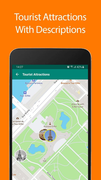 Paris Offline Map and Travel G - Image screenshot of android app