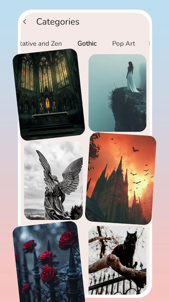 Aesthetic Pink Black Wallpaper - عکس برنامه موبایلی اندروید