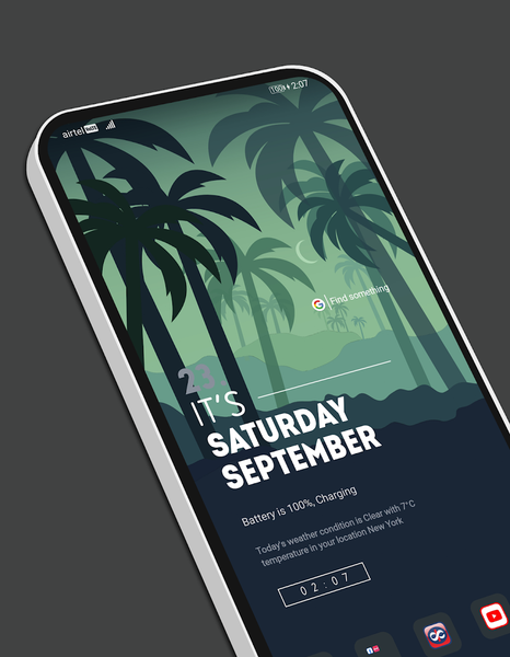 NatureScape Launcher - Image screenshot of android app