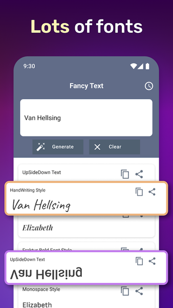 Aesthetic Symbols - Fancy Text - عکس برنامه موبایلی اندروید