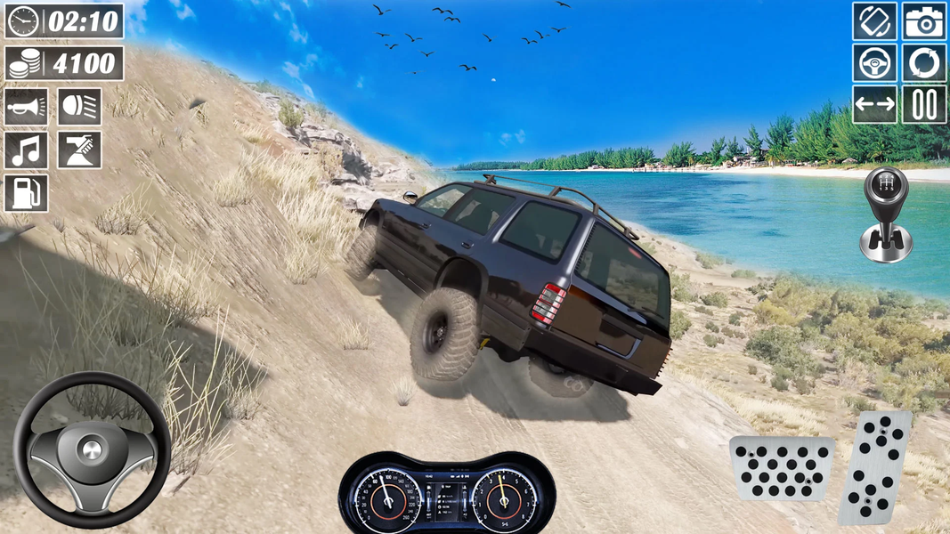 Offroad Jeep Simulator Game - Gameplay image of android game