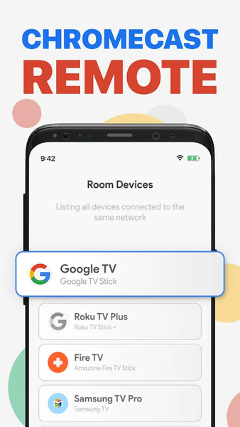 Chromecast & Android TV Remote - عکس برنامه موبایلی اندروید