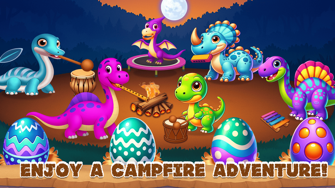 Dino World: Fun Dinosaur Game - عکس بازی موبایلی اندروید