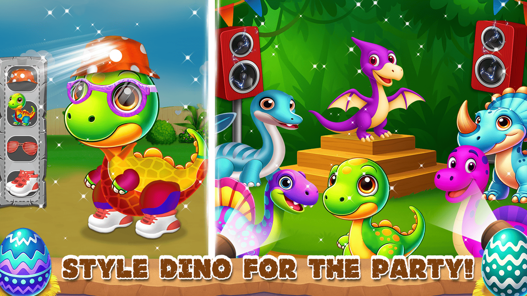 Dino World: Fun Dinosaur Game - عکس بازی موبایلی اندروید