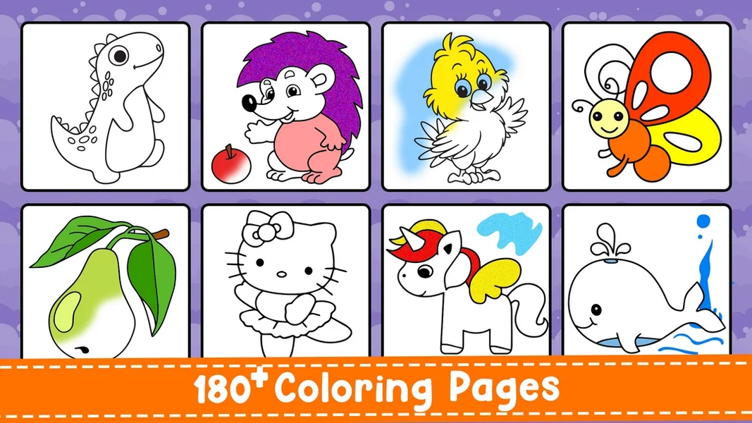 Toddler Coloring Book & Paint - Image screenshot of android app