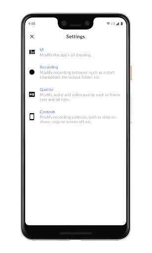 MNML Screen Recorder - Image screenshot of android app