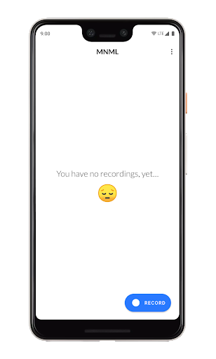 MNML Screen Recorder - Image screenshot of android app