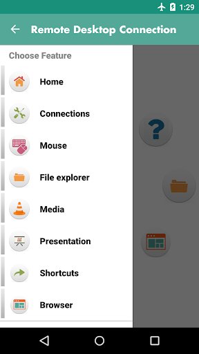 Remote Desktop Connection - Image screenshot of android app