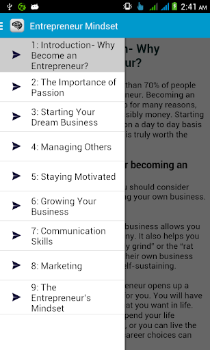 Entrepreneur Mindset - عکس برنامه موبایلی اندروید