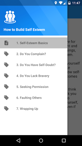 How to Build Self Esteem - Image screenshot of android app