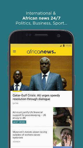 Africanews - Daily & Breaking News in Africa - Image screenshot of android app