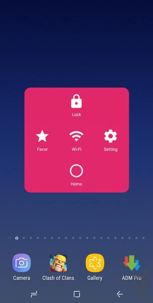 منوی شناور ایفون - Image screenshot of android app