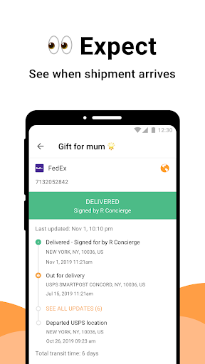 AfterShip Package Tracker - Tr - عکس برنامه موبایلی اندروید