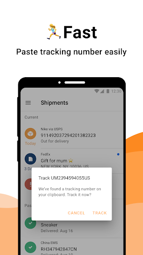 AfterShip Package Tracker - Tr - عکس برنامه موبایلی اندروید