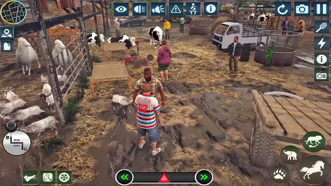 Animal truck game: Cargo Truck - Gameplay image of android game