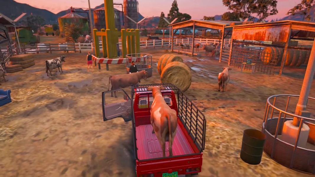 Animal truck game: Cargo Truck - Gameplay image of android game