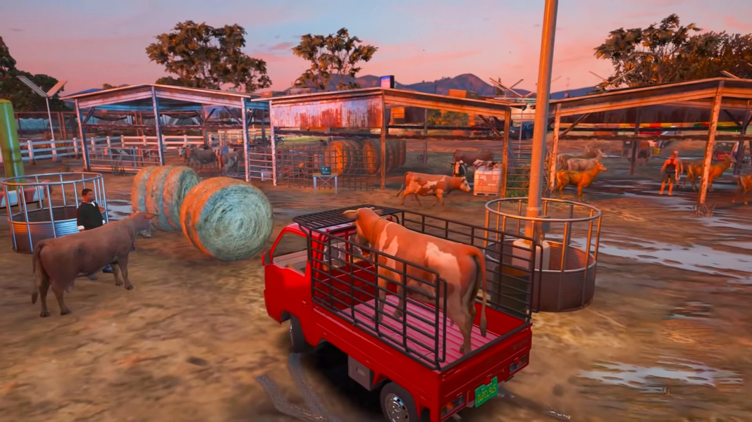 Animal truck game: Cargo Truck - Gameplay image of android game