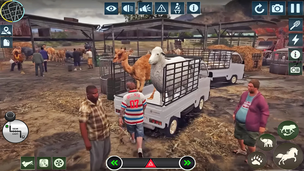 Animal truck game: Cargo Truck - Gameplay image of android game