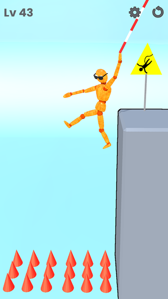 Drag to Smash Bones - Gameplay image of android game