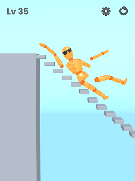 Drag to Smash Bones - Gameplay image of android game