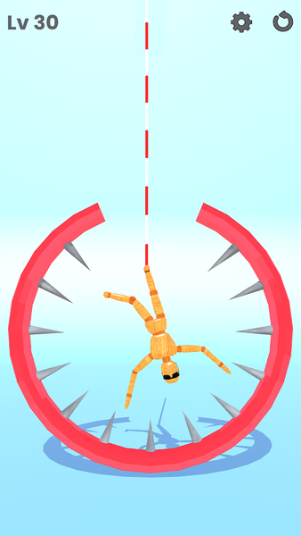 Drag to Smash Bones - Gameplay image of android game