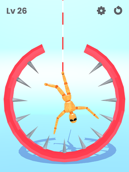 Drag to Smash Bones - Gameplay image of android game