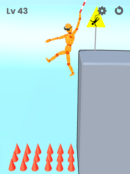 Drag to Smash Bones - Gameplay image of android game