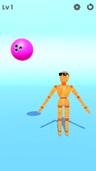 Drag to Smash Bones - Gameplay image of android game