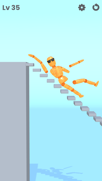 Drag to Smash Bones - Gameplay image of android game