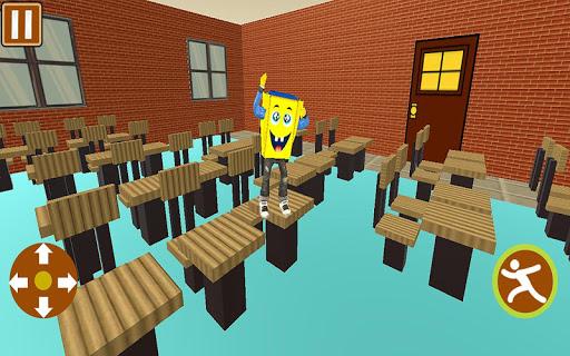 Epic Sponge School Escape - Crazy Fun Run 3D Games - Gameplay image of android game